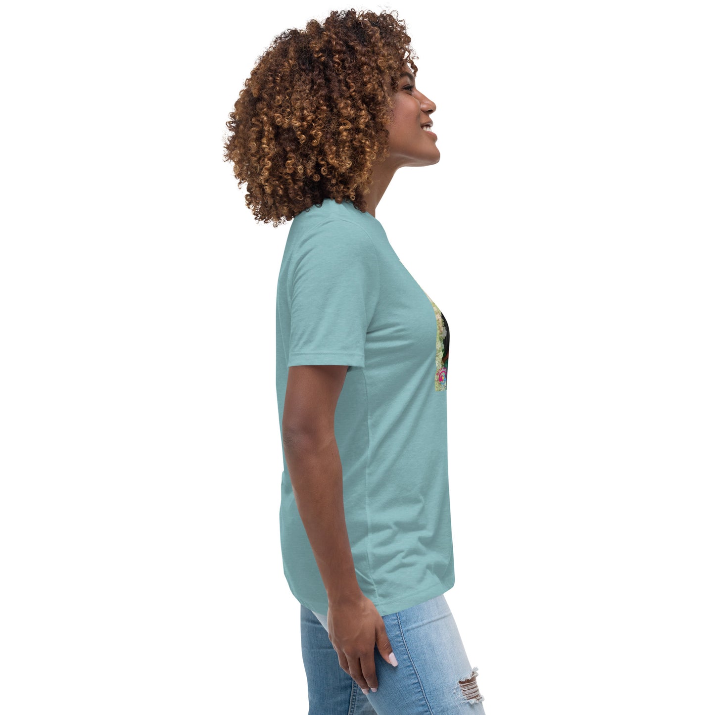 Girls United by Love Women's Relaxed T-Shirt, designed by Ocean Brown