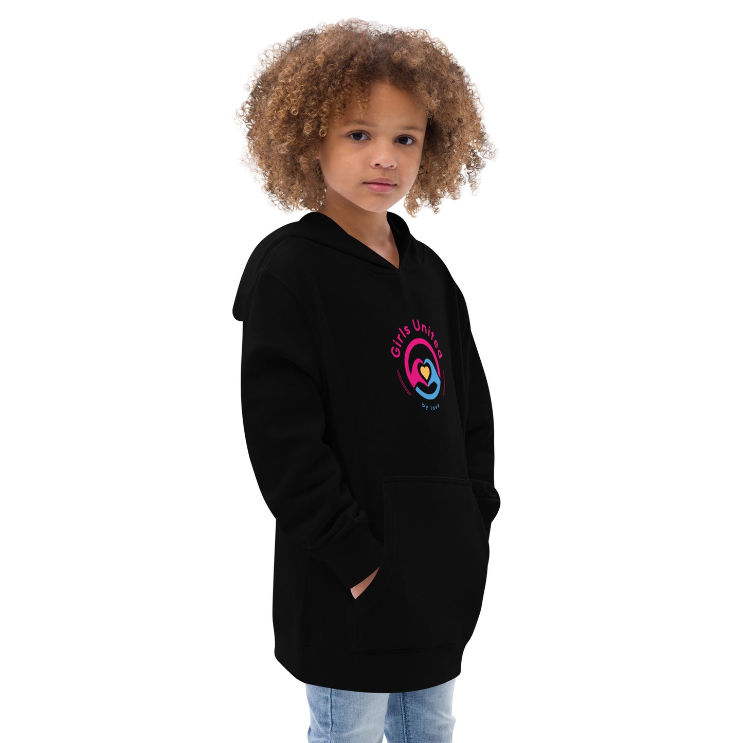 Girls United by Love Kids fleece hoodie