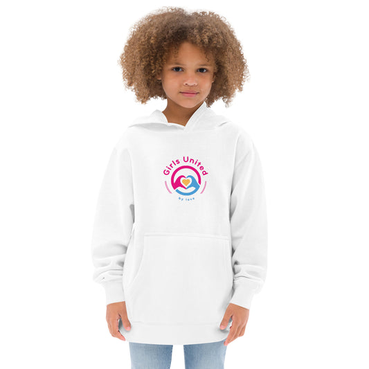 Girls United by Love Kids fleece hoodie