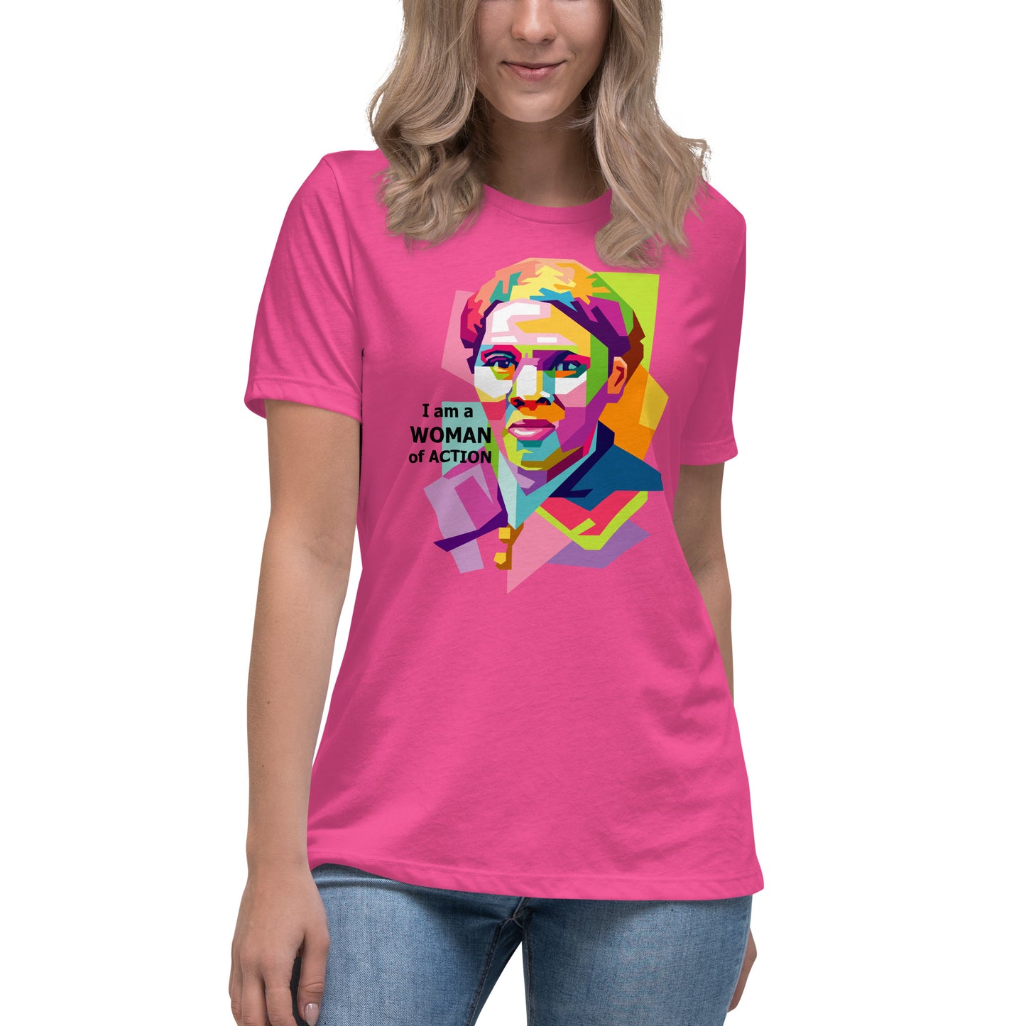 Harriet Tubman A Woman of Action Women's Relaxed T-Shirt