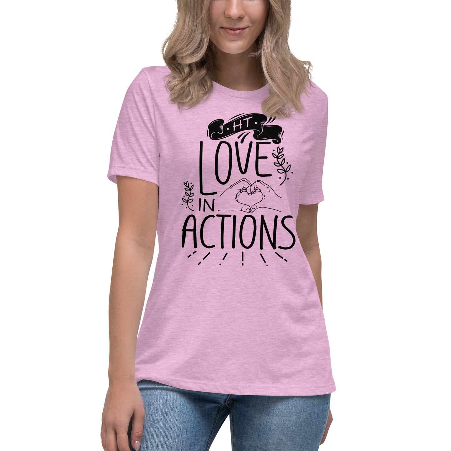 Harriet Tubman Love In Actions Women's Relaxed T-Shirt