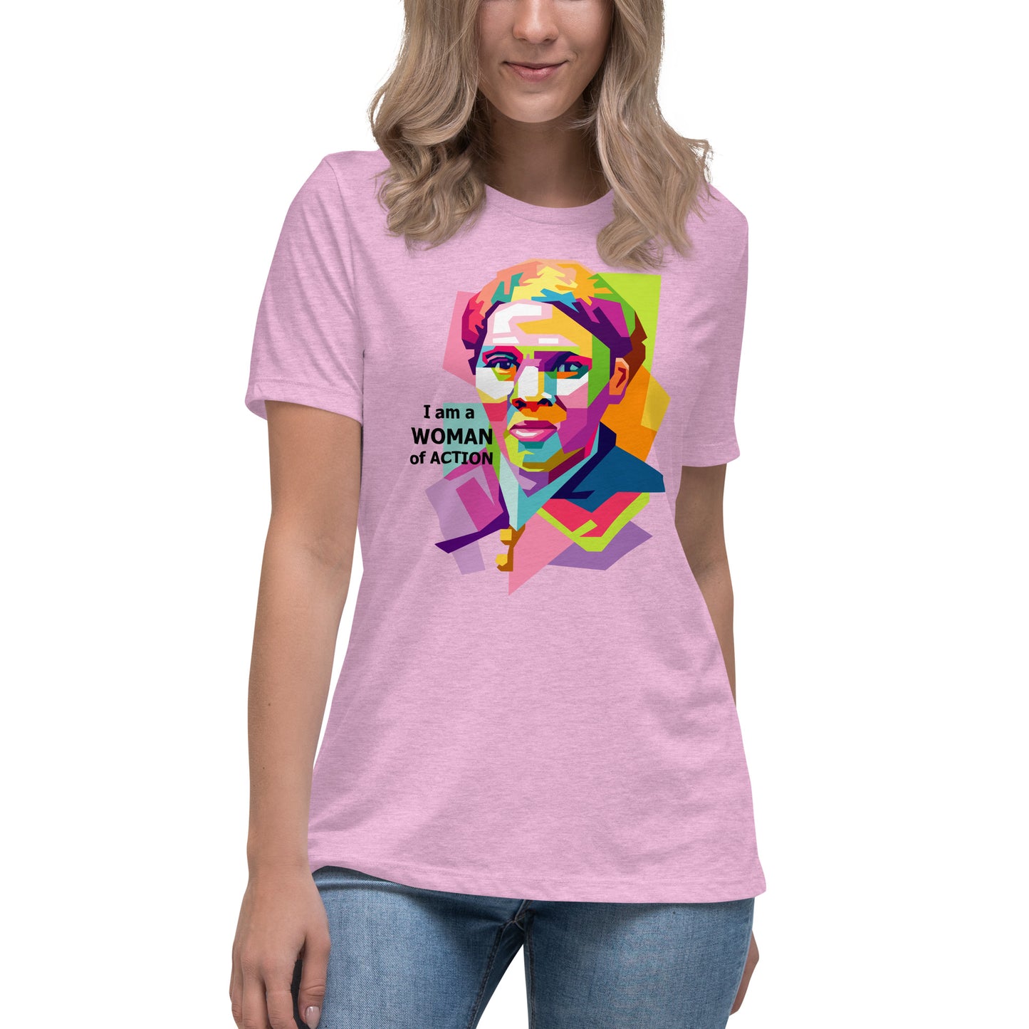 Harriet Tubman A Woman of Action Women's Relaxed T-Shirt