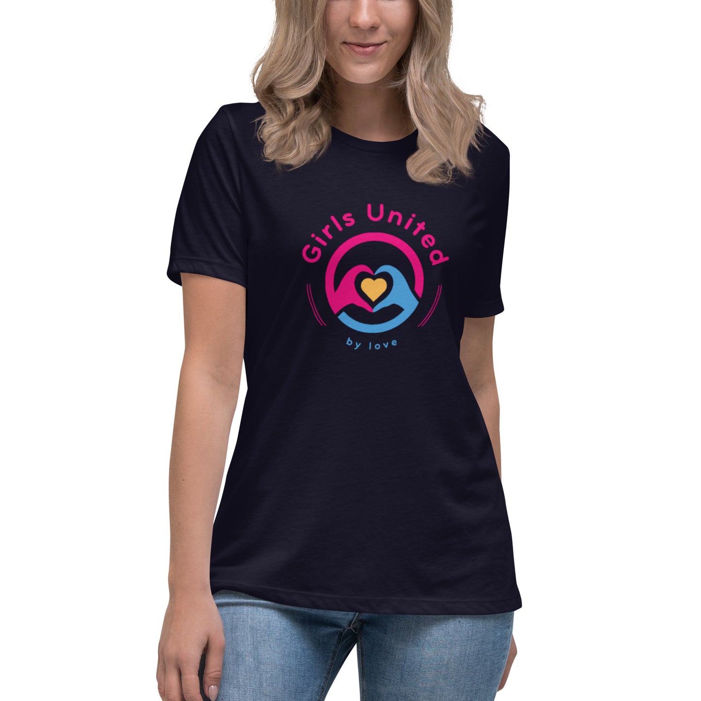 Girls United By Love Women's Relaxed T-Shirt