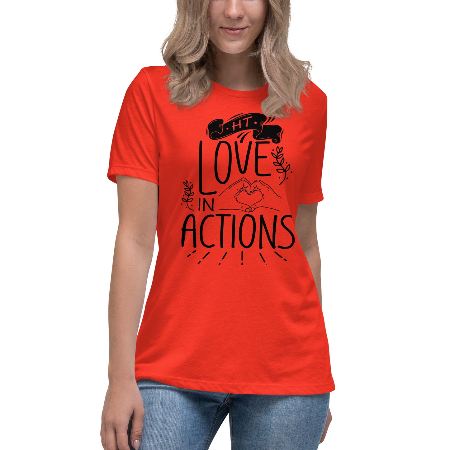 Harriet Tubman Love In Actions Women's Relaxed T-Shirt
