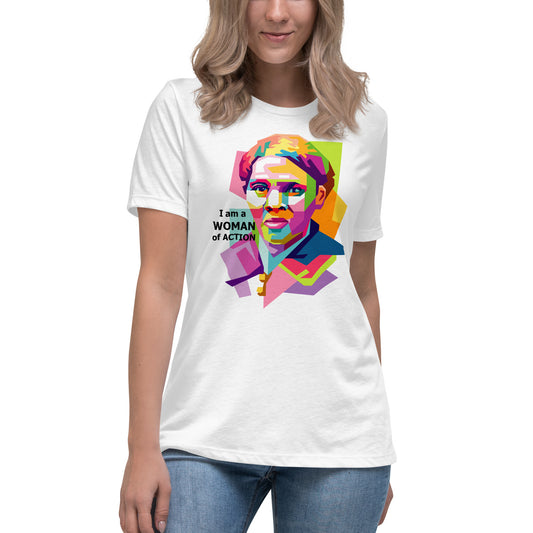 Harriet Tubman A Woman of Action Women's Relaxed T-Shirt